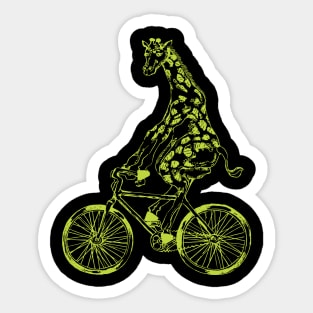 SEEMBO Giraffe Cycling Bicycle Bicycling Biking Riding Bike Sticker